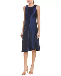E037 NWT VINCE BIAS CUT SLEEVELESS MIDI WOMEN DRESS SIZE XS, S, M, L $295 - Picture 1 of 7