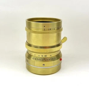 Light Lens Lab 50mm F2 Cooke Speed Panchro II Brass Golden Leica M M6 M240 M9 ※ - Bild 1 von 5