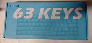 -HUO JI 63 Keys , Wireless Mechanical Gaming Keyboard, Bluetooth 5.0 Red Key - Picture 1 of 3