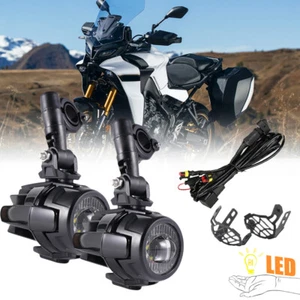 LED Auxiliary Light Fit Yamaha Tracer 700 / 900 7 9GT Spot driving fog lights - Picture 1 of 15