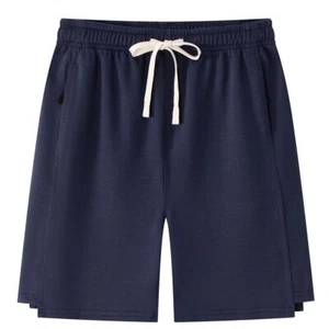 Women's Athletic Shorts Drawstring Cotton Long Shorts for Yoga Casual Walking... - Picture 1 of 5