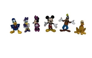 Lote Coleccionable Figuras Disney Mickey Minnie Donald Daisy Pluto Juguete Decoración de Pasteles - Imagen 1 de 15