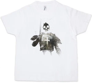 DEAD TEMPLAR Kids Boys T-Shirt Cross Knight Ritter Ordo Orden Crusade Crusader - Picture 1 of 1