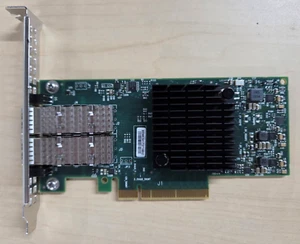 DELL MELLANOX CX4121C ConnectX-4Lx DuAL Port Adapter P/N: 0MRT0D High Profile - Afbeelding 1 van 3