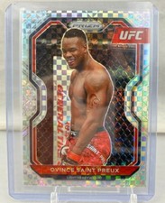 2021 Panini Prizm UFC Ovince Saint Preux Lucky Envelope Prizm /8 Debut No 59 SSP