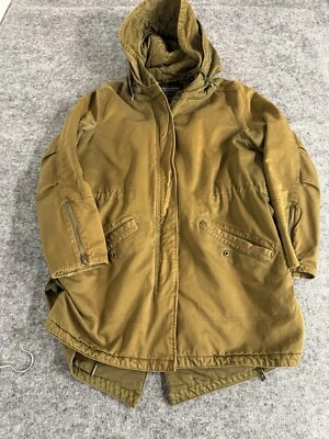 SCOTCH & SODA Jacket Women Medium Maison Scotch Green Coat Military Parka N27 - Image 1 of 4