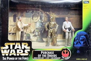 STAR WARS Power Of The Force PURCHASE OF THE DROIDS NIB ☆Factory Sealed Kenner - Picture 1 of 16