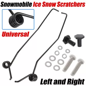 Snowmobile Ice Scratcher Kit Snow Scratchers For Polaris Slide Hyfax Savers Cool - Picture 1 of 13