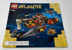 LEGO Atlantis 7984 libretto istruzioni per la costruzione di acque profonde - Foto 1 di 2