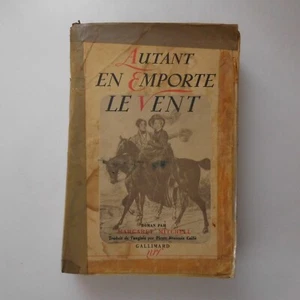 Autant en emporte le vent Margaret Mitchell littérature Gallimard 1939 N8766 - Imagen 1 de 12