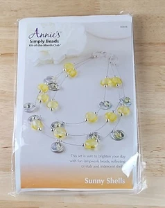 Annies SIMPLY BEADS SUNNY SHELLS #BD056 Kit of the Month Club - Picture 1 of 2