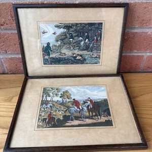 Siebdrucke auf Seide Langley Drucke basierend auf Künstler Samuel Howitt Gravuren - Bild 1 von 13