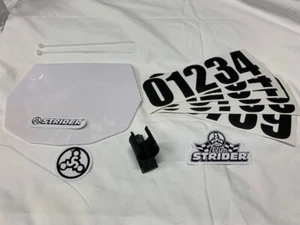 Strider Bike Number Plate Replace Kit for Strider 12" balance bikes 10-2417 - Picture 1 of 1