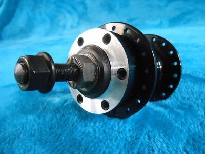 Rear DISC Bicycle Hub Black 36 Hole Freewheel Bolt On 116mm Caged Bearings - Image 1 of 4