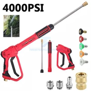 High Pressure 4000PSI Car Power Washer Gun Spray Wand Lance Nozzle and Kit - Picture 1 of 16