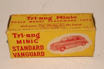 1950's Triang-Minic Standard Vanguard Original Box Only - Image 1 of 4