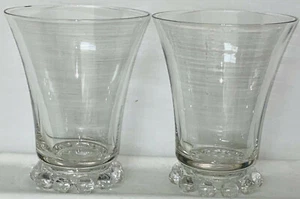 2 VASOS DE CRISTAL CANDLEWICK Imperial*5" - 13 OZ de patas acampanadas delgadas *#400/15 - Imagen 1 de 2
