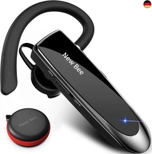 New Bee Bluetooth Headset Wireless Freisprech Telefon Bluetooth-Headset mit - Bild 1 von 9