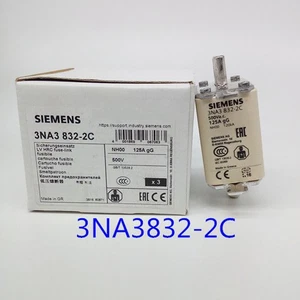 3pcs/1Box 3NA3832-2C LV HRC-Fuse 125A 500VAC NEW SIEMENS SPOT STOCK - Picture 1 of 2
