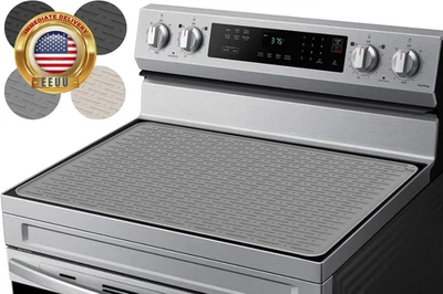 28"X20" Silicone Electric Stove Cover Mat, Heat Resistant Stovetop Protector for - Image 1 of 4