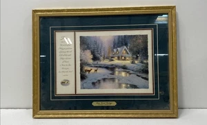 Deer Creek Cottage Print by Thomas Kinkade Matted & Framed - Picture 1 of 6