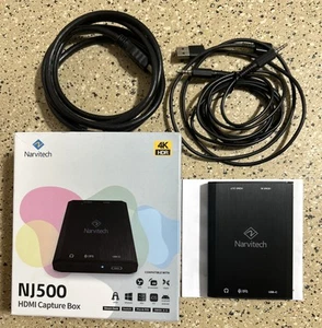 Narvitech NJ500, 4K External Capture Card 4K60/2K144/HD240 Passthrough - Afbeelding 1 van 3