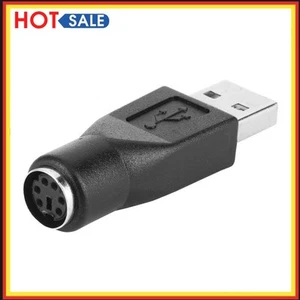 2pcs PS/2 Femelle vers USB Mâle Adaptateur Convertisseur Splitter Connecteur pour PC - Photo 1/9