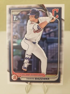 2024 Bowman Draft Travis Bazzana #BD-1 Cleveland Guardians (1st Bowman) AUS π¦πΊ - Picture 1 of 2