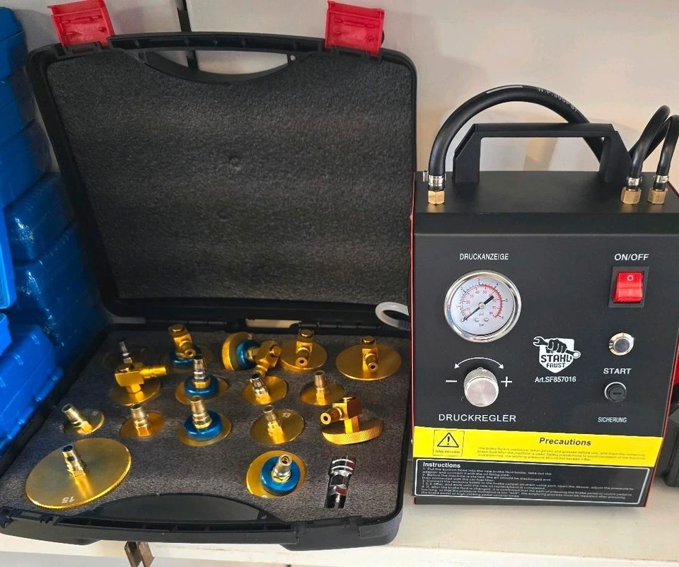 Ventilador de freno eléctrico y dispositivo de ventilación de embrague con juego de adaptadores  - Imagen 1 de 4