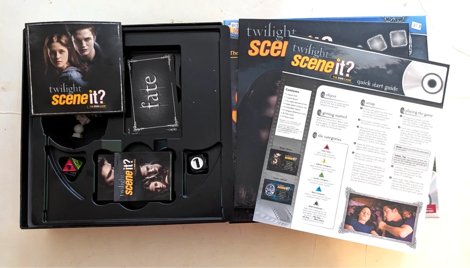 Twilight Scene It Trivia Board Game The DVD Game Mattel 2009 - Image 1 of 1