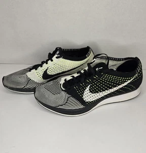 Nike Flyknit Racer Orca Herren US 11,5 schwarz weiß Laufschuh 526628-011 leicht - Bild 1 von 24