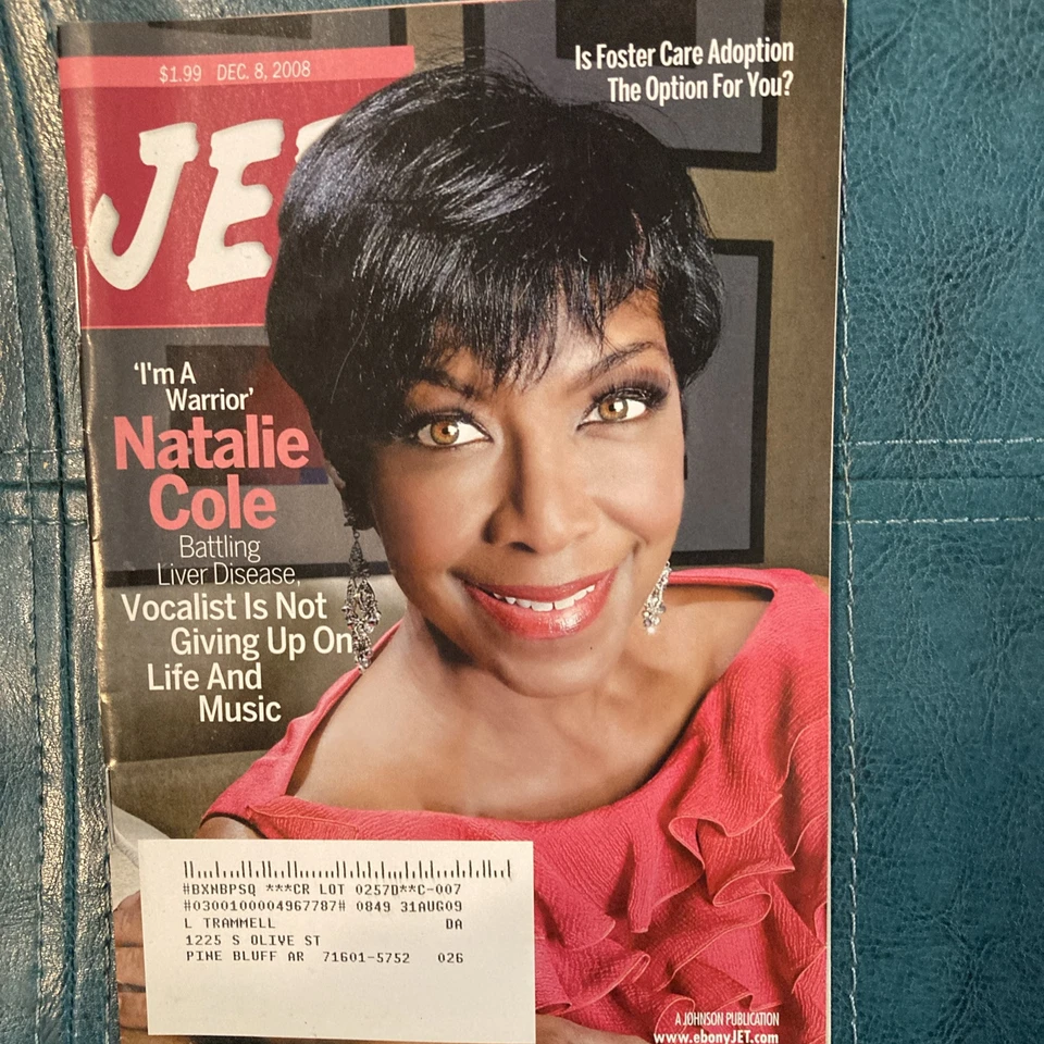 JET Magazine December 8, 2008   NATALIE COLE - Liver Disease   - Image 1 of 1