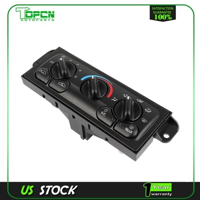 A/C Climate Control Switch For 1997-2001 2002 2003 2004 2005 Chevrolet Malibu Foto 1 de 4