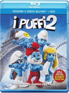 i puffi 2 (blu-ray+dvd) blu_ray Italian Import (Blu-ray) animazione (UK IMPORT) - Picture 1 of 3