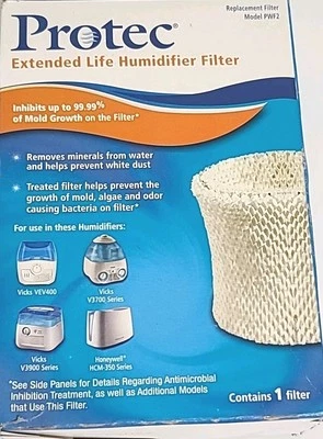 ProTec WF2 Humidifier Filter -Extended Life White PWF2 - Image 1 of 4