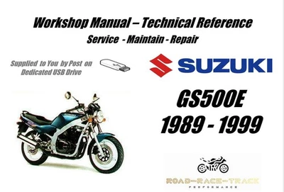 Suzuki GS500E GS500 E Service Repair Workshop Manual USB 1989 - 1999 - Image 1 of 4