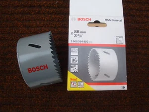 BOSCH 86mm HSS BI METAL HOLESAW 2 608 584 850 - Picture 1 of 1
