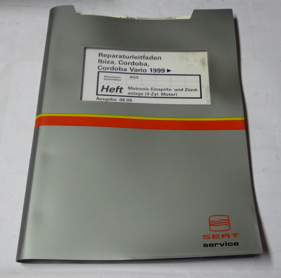 Manuale Officina Seat Ibiza Tipo 6K Cordoba Motronic Sistema di Iniezione - Immagine 1 di 1