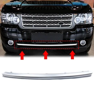 1×Front Bumper Protector Cover Trim Fit For LR Range Rover L322 2010-2012 Silver - Picture 1 of 11