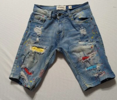 FWRD Kids Roughed Up Jean Shorts Size 12 - Image 1 of 4