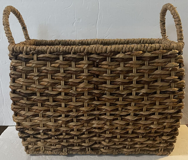 Rectangular Wicker Baskets  Custom Woven Storage Baskets By Size — Amish  Baskets