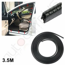 3.5M U-Channel Black Seal Rubber Weather strip For Door Edge Lock Protector