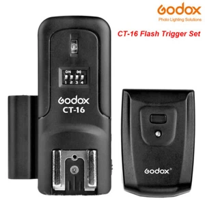 Godox CT-16 Camera Flash Trigger Set 16 Channels For Canon Nikon Pentax Olympus - Picture 1 of 7