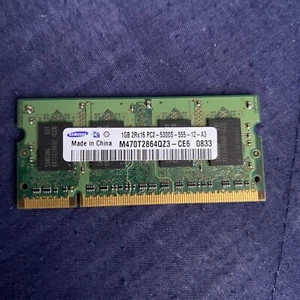 Samsung 1GB 2Rx8PC2-2RX16PC2. 5300S-555-12-A3 DDR2 SODIMM Laptop RAM - Picture 1 of 2