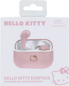 Hello Kitty Wireless Bluetooth V5.0 Headphones for Kids with Charging Case - Pin - Picture 1 of 8