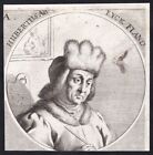 Hubert Van Acacia Painter Portrait Flanders Copperplate Engraving 1680