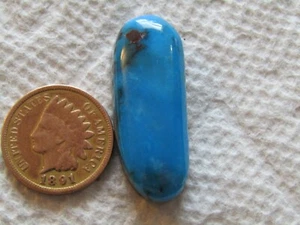 Egyptian Turquoise Cabochon 25 carats Spiderweb Web cabochon Turquoise Egypt - Picture 1 of 1