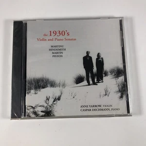 The 1930’s violin & violin Sonatas Cd new sealed Martinu Hindemith Martin Piston - Picture 1 of 5