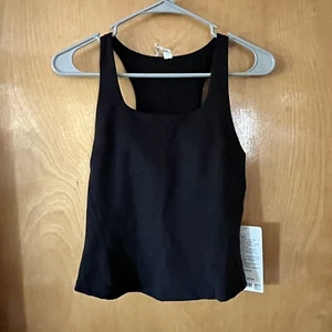 Lululemon sportliches Damen-Tanktop schwarz neu mit Etikett Größe 4 - Bild 1 von 3
