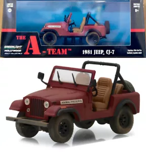 1981 Jeep CJ-7 The A-Team TV Serie 1:43 GreenLight 86528 - Bild 1 von 1